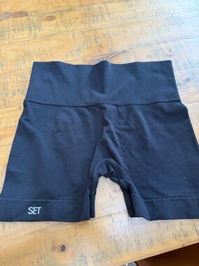 SET Active Black Women's Bike Shorts